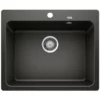 Blanco Naya 6-F UX Kjøkkenvask 60,40x49,90 Cm, Sort