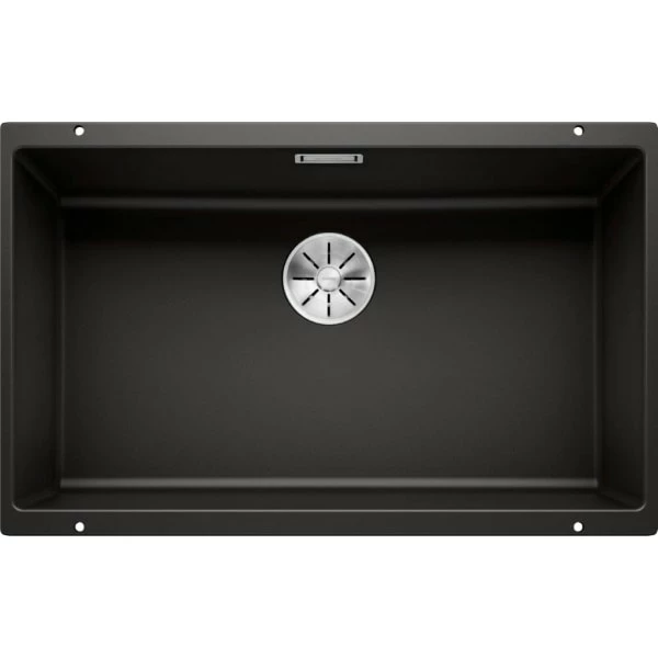 Blanco Subline 700-U UXI Kjøkkenvask 73x46 Cm, Sort