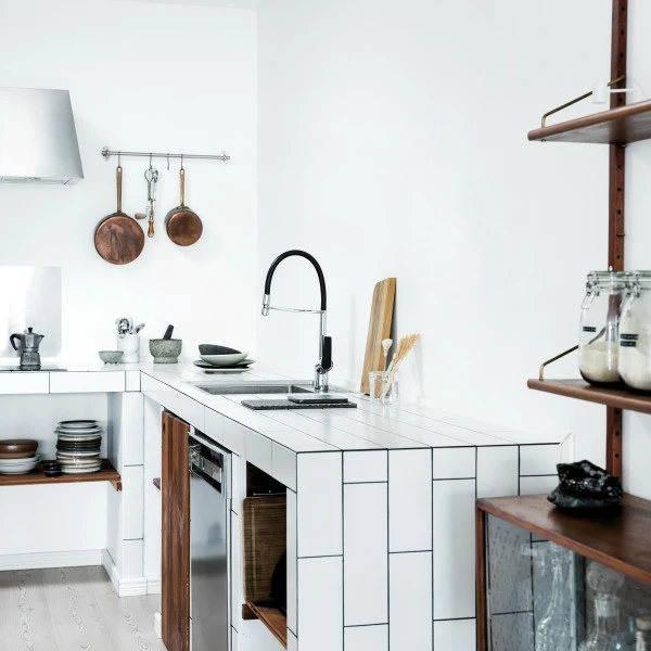 Damixa Slate Pro Kjøkkenarmatur, Krom/sort - Bilde 4