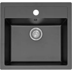 Franke Sirius SID 610-50 TH Tectonite Kjøkkenvask 56 X 53 Cm, Antrasitt
