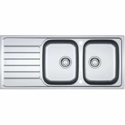 Franke Spark SKX 621 Kjøkkenvask 116x50 Cm, Rustfritt Stål