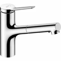 Hansgrohe Zesis M33 Kjøkkenarmatur, Uttrekkbar Tut, Krom