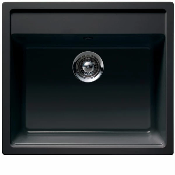 Intra Granite Nemo N-100 kjøkkenvask, 57x51 cm, sort Intra Granite Nemo N-100 Kjøkkenvask, 57x51 Cm, Sort -Intra Butikk intra granite nemo n 100 kjkk