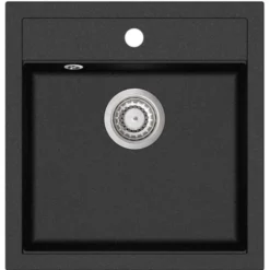 Lavabo Jupiter 50 Kjøkkenvask 49x51 Cm, Antrasitt