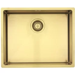 Lavabo Kubus 500 Soft Kjøkkenvask 54x44 Cm, Gull