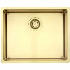 Lavabo Kubus 500 Soft Kjøkkenvask 54x44 Cm, Messing