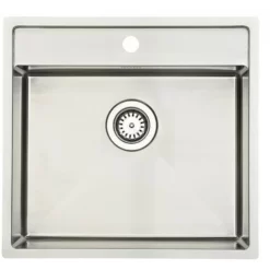 Lavabo Kubus 520 Soft Kjøkkenvask 53x50 Cm, Rustfritt Stål