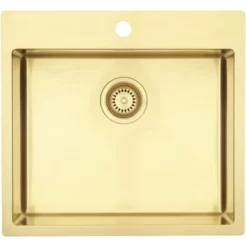 Lavabo Kubus 540 Soft Kjøkkenvask 54x50 Cm, Messing