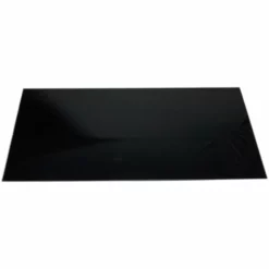 Millarco Stekeplate Firkantet 800x400mm. Sort Herdet Glass