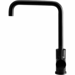 Primy Steel Square Shadow Kjøkkenarmatur, Sort