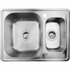 Prisma Hirtshals Kjøkkenvask 62x47 Cm, Rustfritt Stål