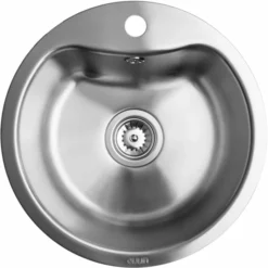 Prisma Tønder BK1 Kjøkkenvask Ø 43,5 Cm, Rustfritt Stål