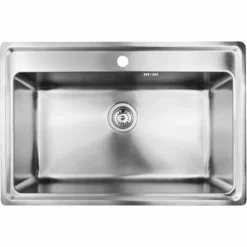 Prisma Vejle BK1 Kjøkkenvask 76x50,6 Cm, Rustfritt Stål